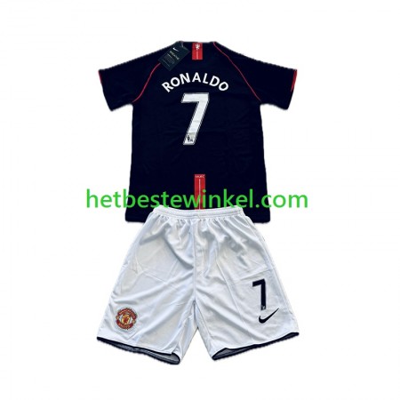Manchester United Cristiano Ronaldo 7 Voetbalshirts Retro Kind Uit 2007-2008